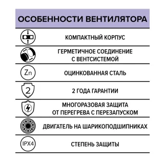 Вентилятор канальный D160 компактный центробежный ERA PRO STELS