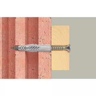 Дюбель универсальный 8x50 мм 100 шт с буртом Fischer UX