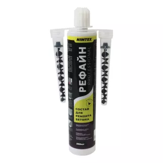 Состав для ремонта бетона 300 мл + 2 насадки HIMTEX PE Рефайн Professional