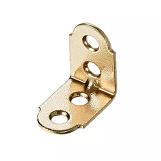 Уголок мебельный 25х25х17х1,5 мм желтый цинк Роскреп KWZ1