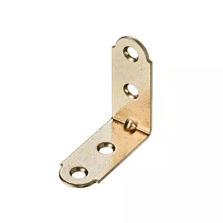 Уголок мебельный 40х40х17х1,5 мм желтый цинк Роскреп KWZ2