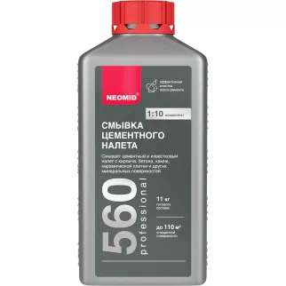 Средство для удаления цемента концентрат 1:10, 1 л NEOMID 560