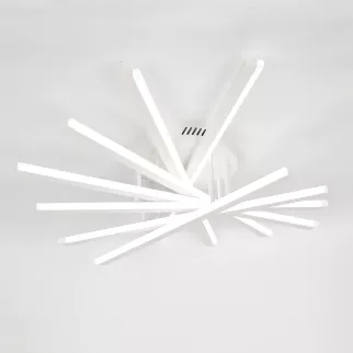 Люстра потолочная LED 120 Вт с пультом ДУ белый Rivoli Корделия