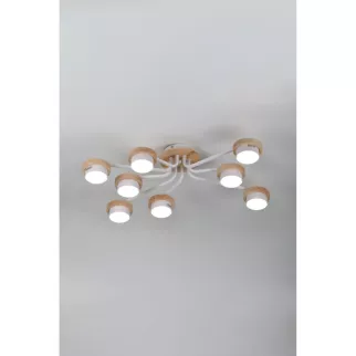 Люстра потолочная 8х15 Вт GX53 (LED) белый Rivoli Лоис