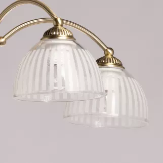 Люстра потолочная 5х40 Вт Е27 бронза De City Блеск