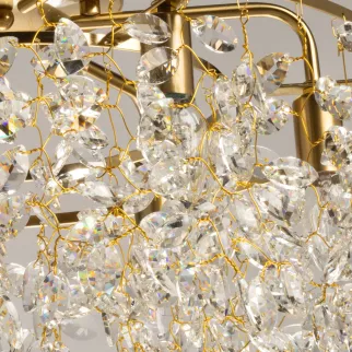 Люстра потолочная 6х40 Вт Е14 бронза De City Лайма