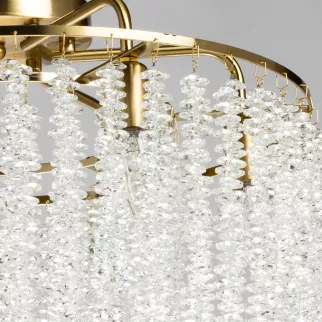 Люстра потолочная 6х40 Вт Е14 бронза De City Лайма