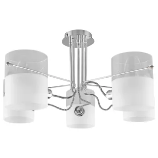 Люстра потолочная FREYA Кверти 5х40 Вт Е14 хром