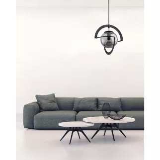 Светильник подвесной Alfa Кабрио 1х40 Вт Е14 черный/хром - baucenter.ru Светильник подвесной Alfa Кабрио 1х40 Вт Е14 черный/хром