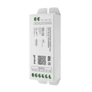Контроллер Geniled Simple Wi-Fi Tuya для диодной ленты RGB 12/24 В 180/360 Вт 6 А