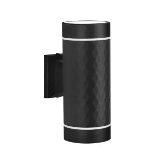 Светильник уличный IN HOME Diamond настенный с подсветкой 2х24 Вт GX53 IP54 черный