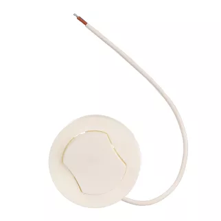 Выключатель мебельный накладной GLS 66 мм белый