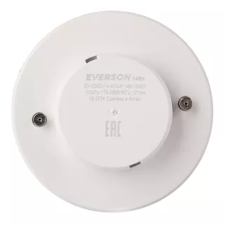 Светодиодная лампа EVERSON 14 Вт GX53 нейтральный свет