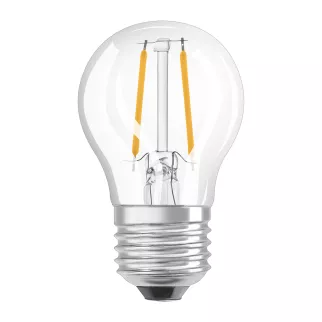 Светодиодная лампа OSRAM 7 Вт Е27/P филаментная дневной свет - baucenter.ru Светодиодная лампа OSRAM 7 Вт Е27/P филаментная дневной свет