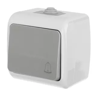 Кнопка звонка EKF Мурманск серая