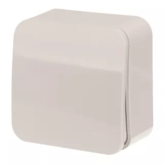 Выключатель проходной Systeme Electric Бланка белый