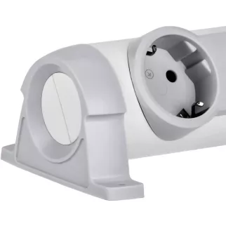 Фильтр сетевой 1,5 м 4 гнезда 3х1,5 мм 3600 Вт белый IEK COMFORT