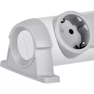 Фильтр сетевой 3 м 4 гнезда 3х1,5 мм 3600 Вт белый IEK COMFORT