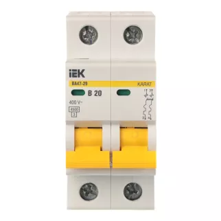 Выключатель автоматический IEK 2п 20 А В