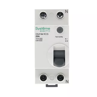 УЗО 2п 25 А 30 мА тип А Systeme Electric