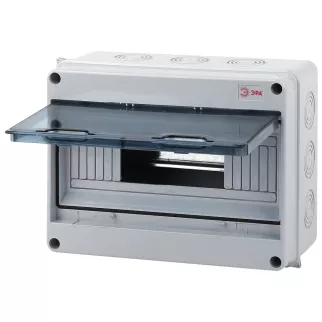 Бокс пластиковый наружный герметичный 255х198х108 12 модулей КМПн-12 IP65 ЭРА