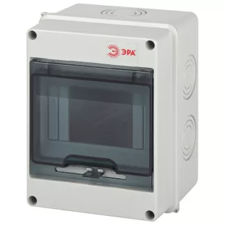 Бокс пластиковый наружный герметичный 119х159х90 5 модулей КМПн-5 IP65 ЭРА