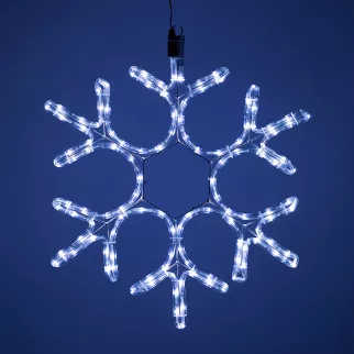Фигура светодиодная 50х43 см холодный белый Снежинка Santi