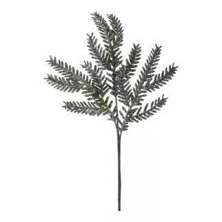 Ветка декоративная 35 см зеленая