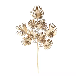 Ветка декоративная 70 см золото