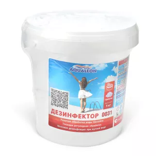 Хлор быстрый для бассейна 1 кг Дезинфектор AQUALEON