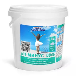 Регулятор pH-минус для бассейна 1 кг AQUALEON