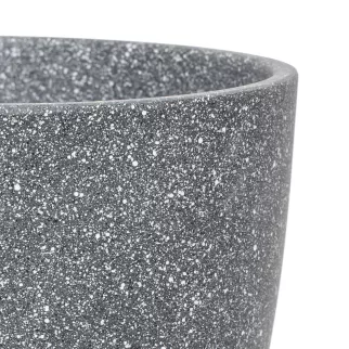 Горшок керамический Песок серый d25 см h23 см 8 л