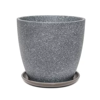 Горшок керамический Песок серый d30 см h28 см 13 л