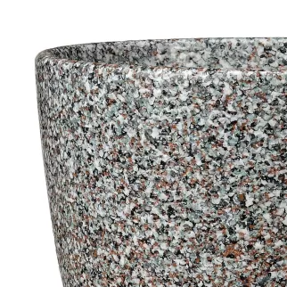 Горшок керамический Сахара серый d26 см h24 см 8,1 л