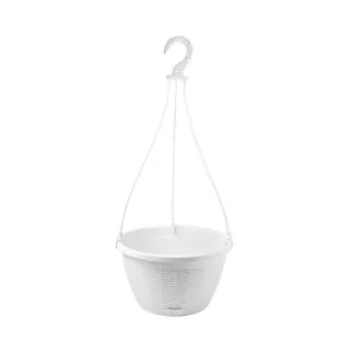 Подвес для горшка пластиковый 50 см белый 10 шт