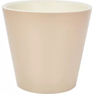 Горшок пластиковый d23 см h20 см 5 л InGreen London молочный шоколад