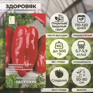 Перец сладкий Здоровяк (А)