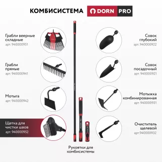 Щетка для чистки швов металлическая для комбисистемы DORN PRO