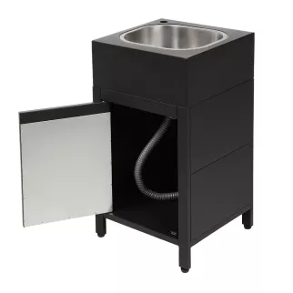 Тумба с мойкой 44х43х85 см для уличной кухни, без смесителя BERGMAN