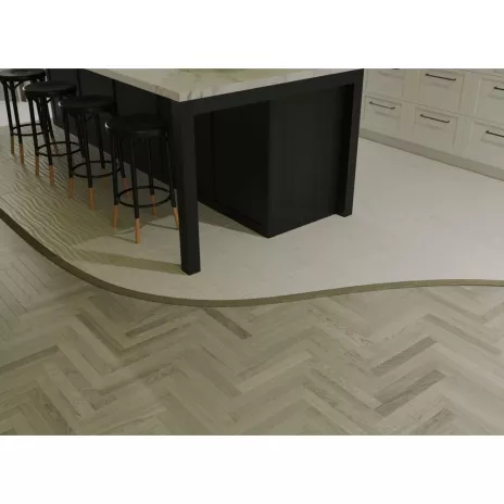Гибкий порог с крепежом SmartProfile BR 224 дуб крафт серый 3 м