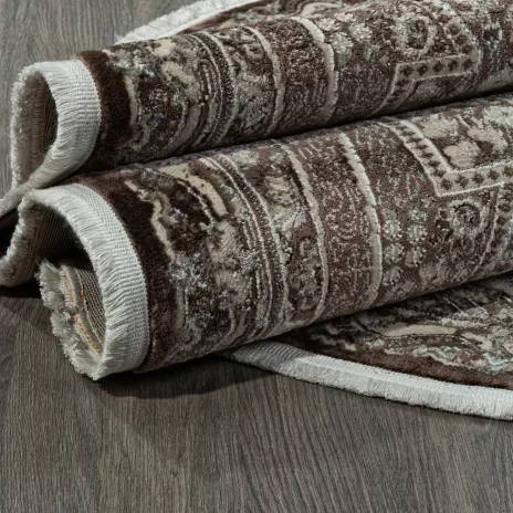 Ковер Dolce D415 1,6x2,2 м овал коричневый