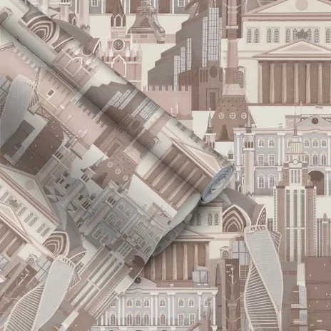 Обои бумажные 10х0,53 м МОФ Россия 6377-2