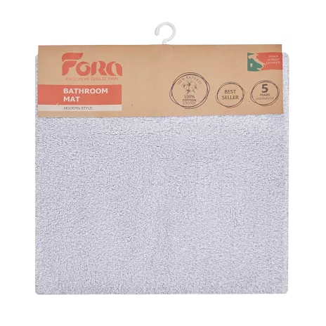 Коврик для ванной Fora Wave 60х60 см серый