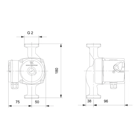 Циркуляционный насос Grundfos UPS 32/60 EU
