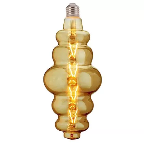 Светодиодная лампа HOROZ ELECTRIC 8 Вт Е27/А янтарная