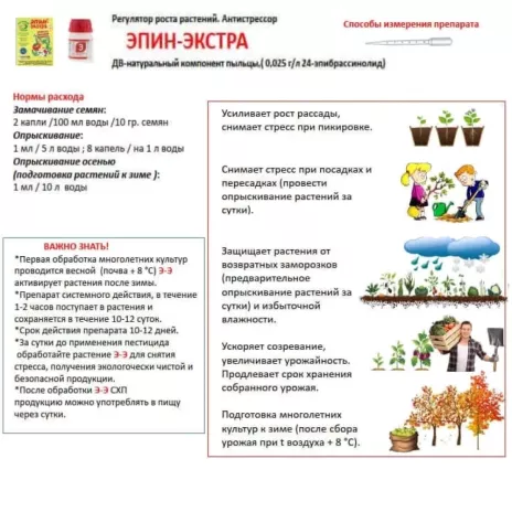 Регулятор роста растений Эпин Экстра НЭСТ-М 50 мл