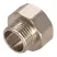 Переходник СТМ 1/2"х3/4" НР-ВР латунь никелированная - baucenter.ru Переходник СТМ 1/2"х3/4" НР-ВР латунь никелированная