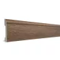 Плинтус напольный ударопрочный DECOR-DIZAYN Ясень 2400х79х13 мм - baucenter.ru