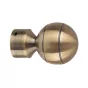 Наконечник d16 мм Шар рифленый антик 2 шт - baucenter.ru