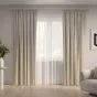 Штора Блэкаут 80% плетение 200х275 см кремовая NEODECO - baucenter.ru